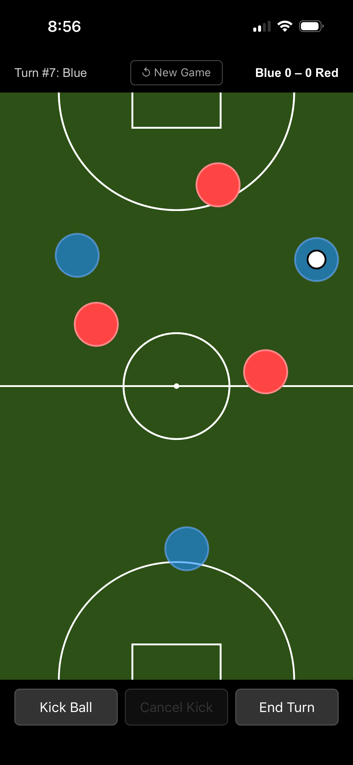 GorpBall mid-game